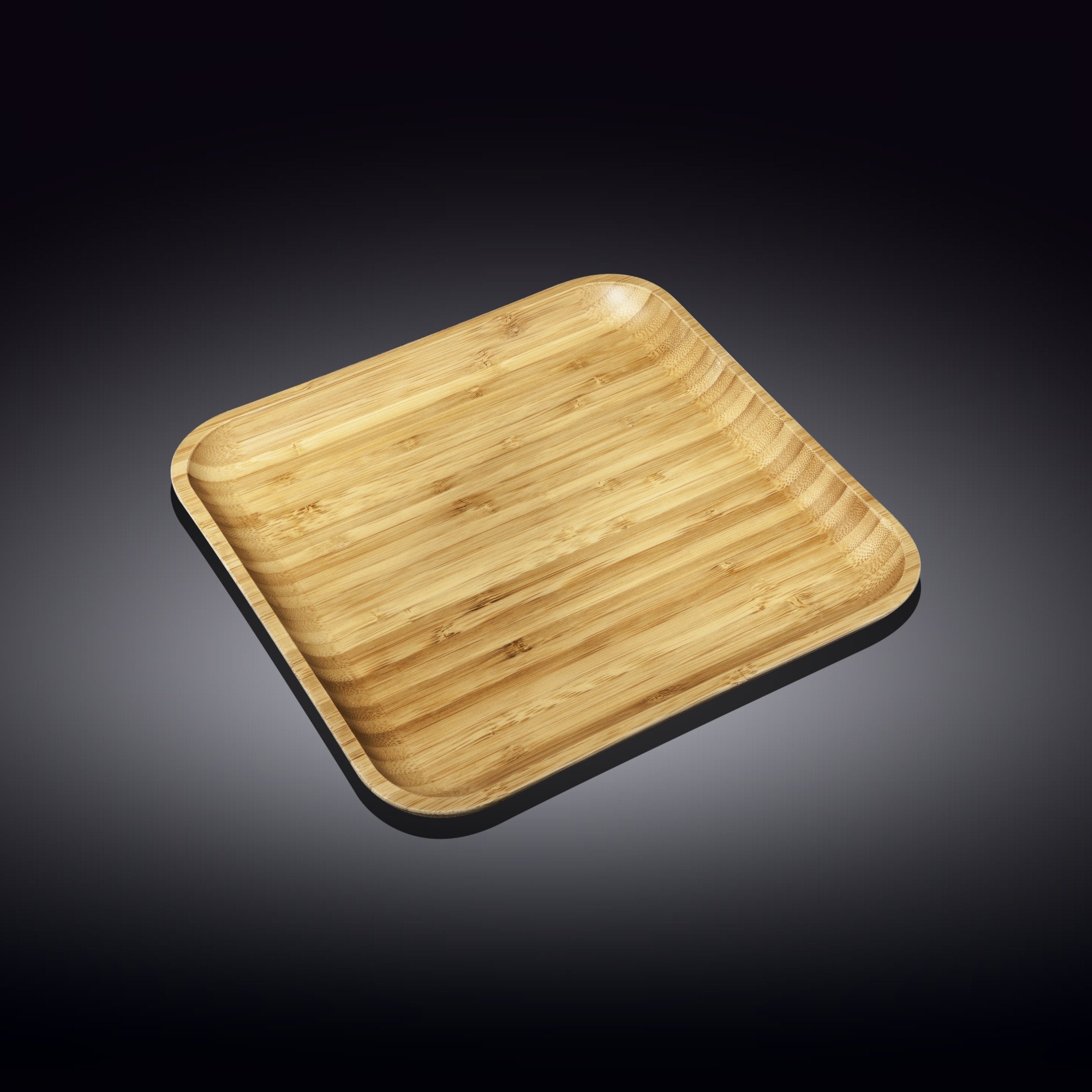 Bamboo Square Plate 10" inch X 10" inch (Set of 6)