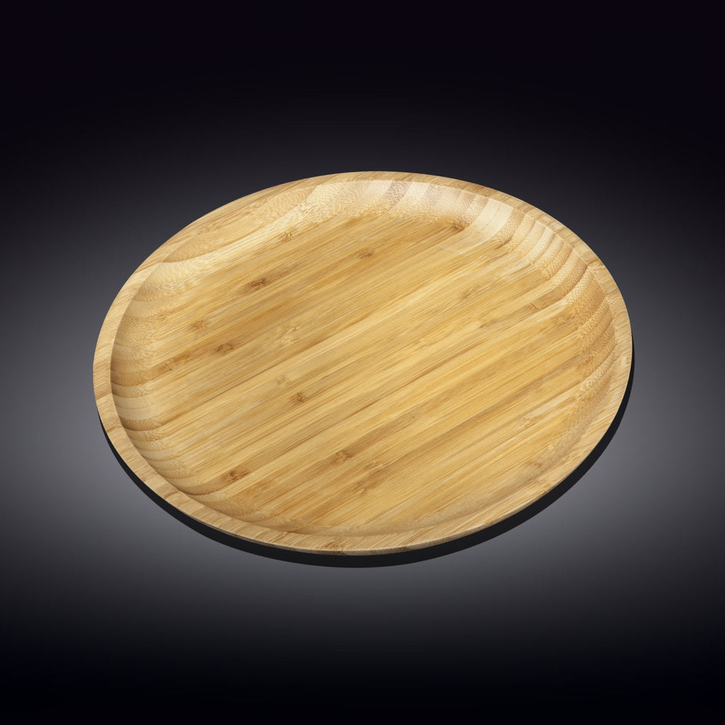 Bamboo Round Platter 12" inch (Set of 6)