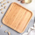 Bamboo Square Plate 10" inch X 10" inch (Set of 6)